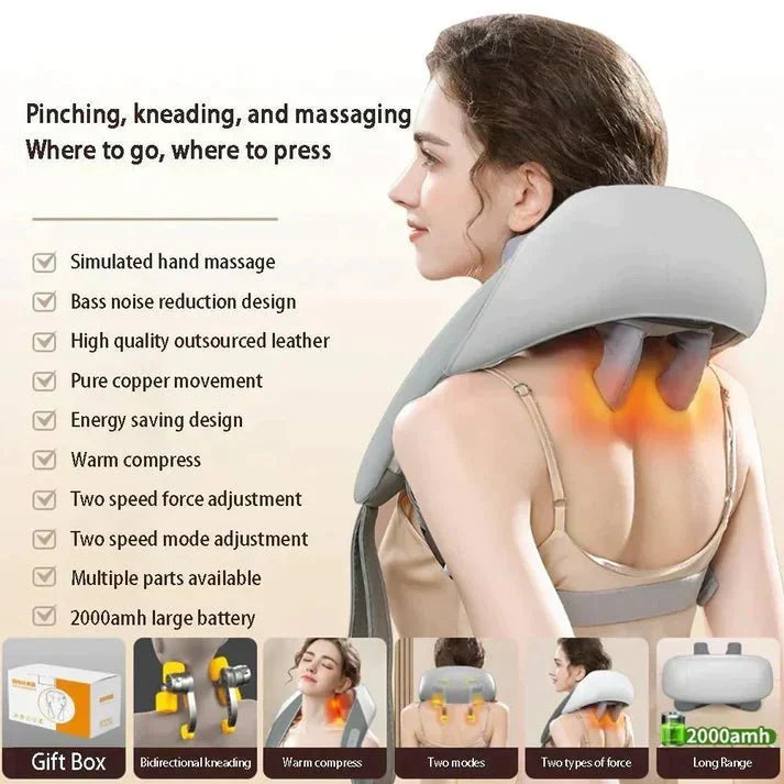 3D Kneading Massage | مساج ثلاثي الأبعاد (وسادة تدليك عضلات)