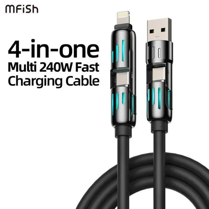 4-in-1 Charging Cable  كابل شحن 4 في 1