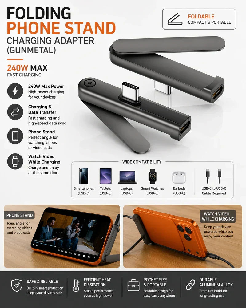 USB-C Phone Stand  حامل هاتف USB-C