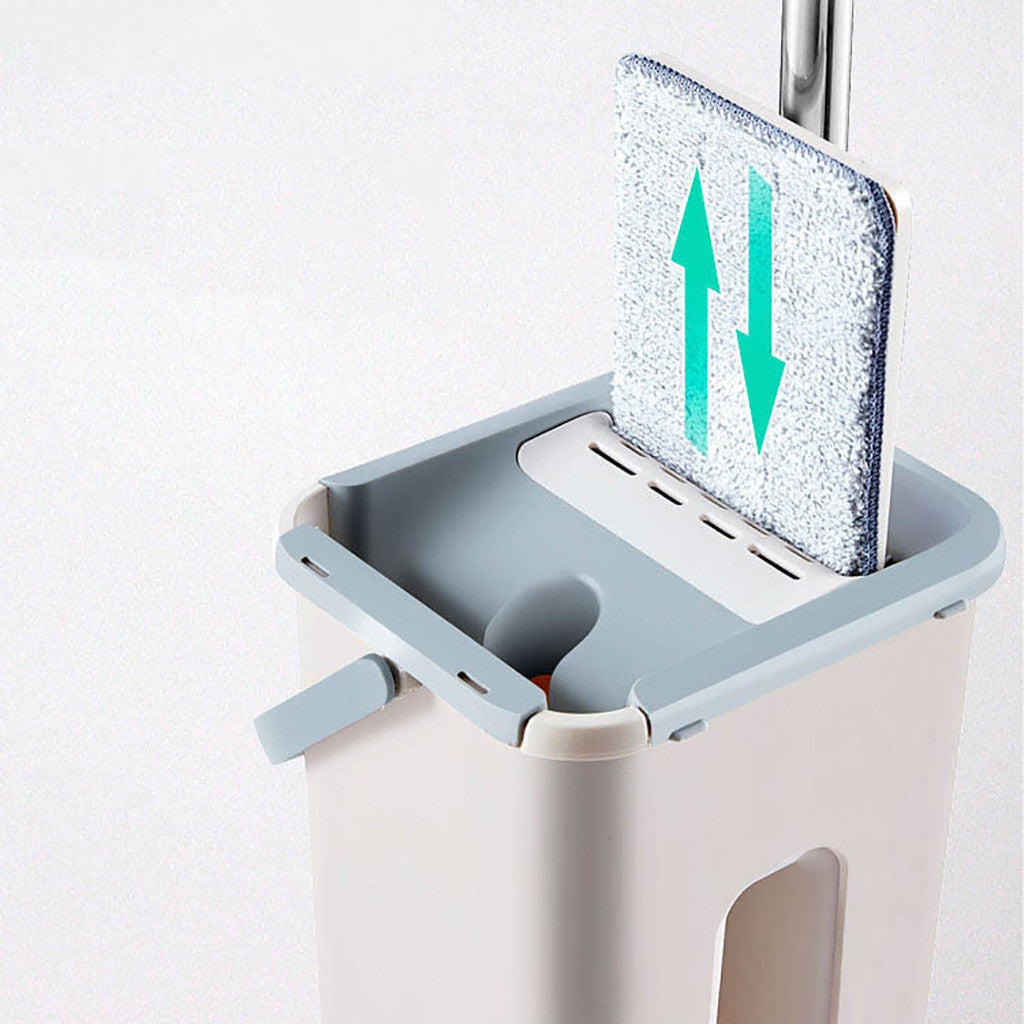 Flat Squeeze Magic Automatic Mop And Bucket