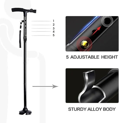 Magic Cane With LED Lights عصا المشي السحرية مع أضواء LED