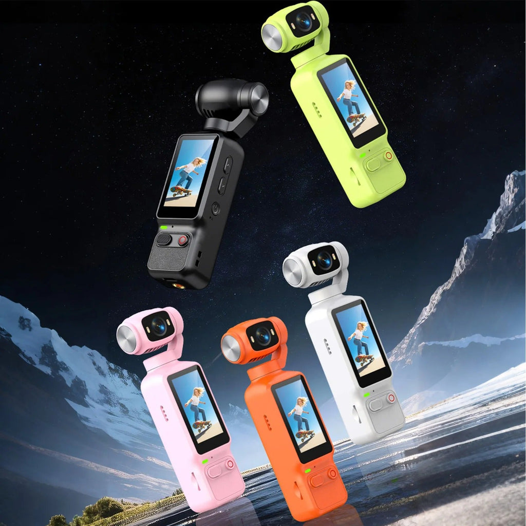 4K high-definition handheld camera, portable sports camera with 1.97-inch screen, suitable for sports and outdoor activities