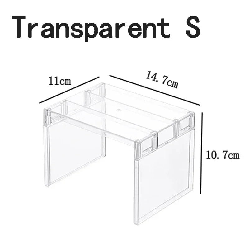 Kitchen Cupboard Organizer Retractable Cabinet Shelf Seasoning Bottle